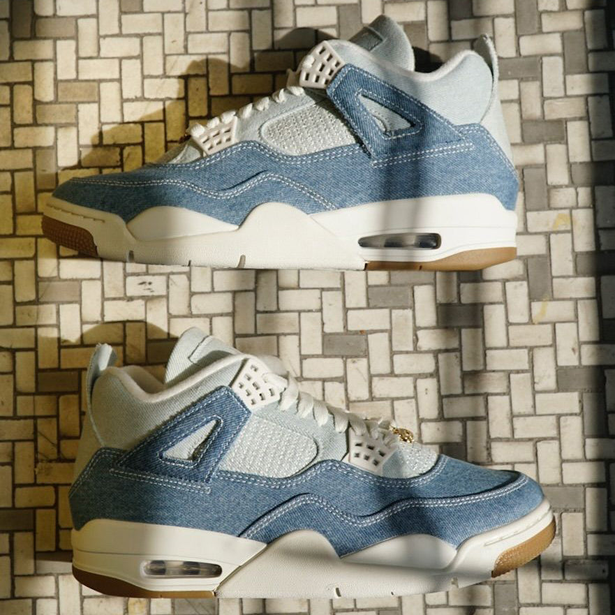Air Jordan 4 Denim Worn Blue (W)