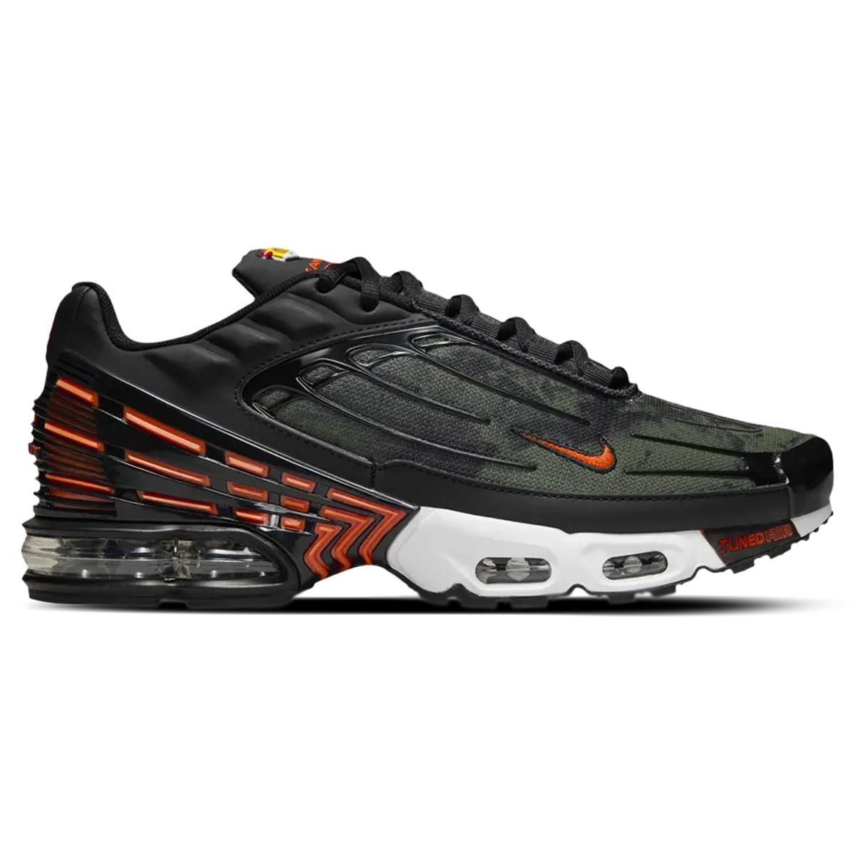 Nike Air Max Plus 3 Black Safety Orange Camo