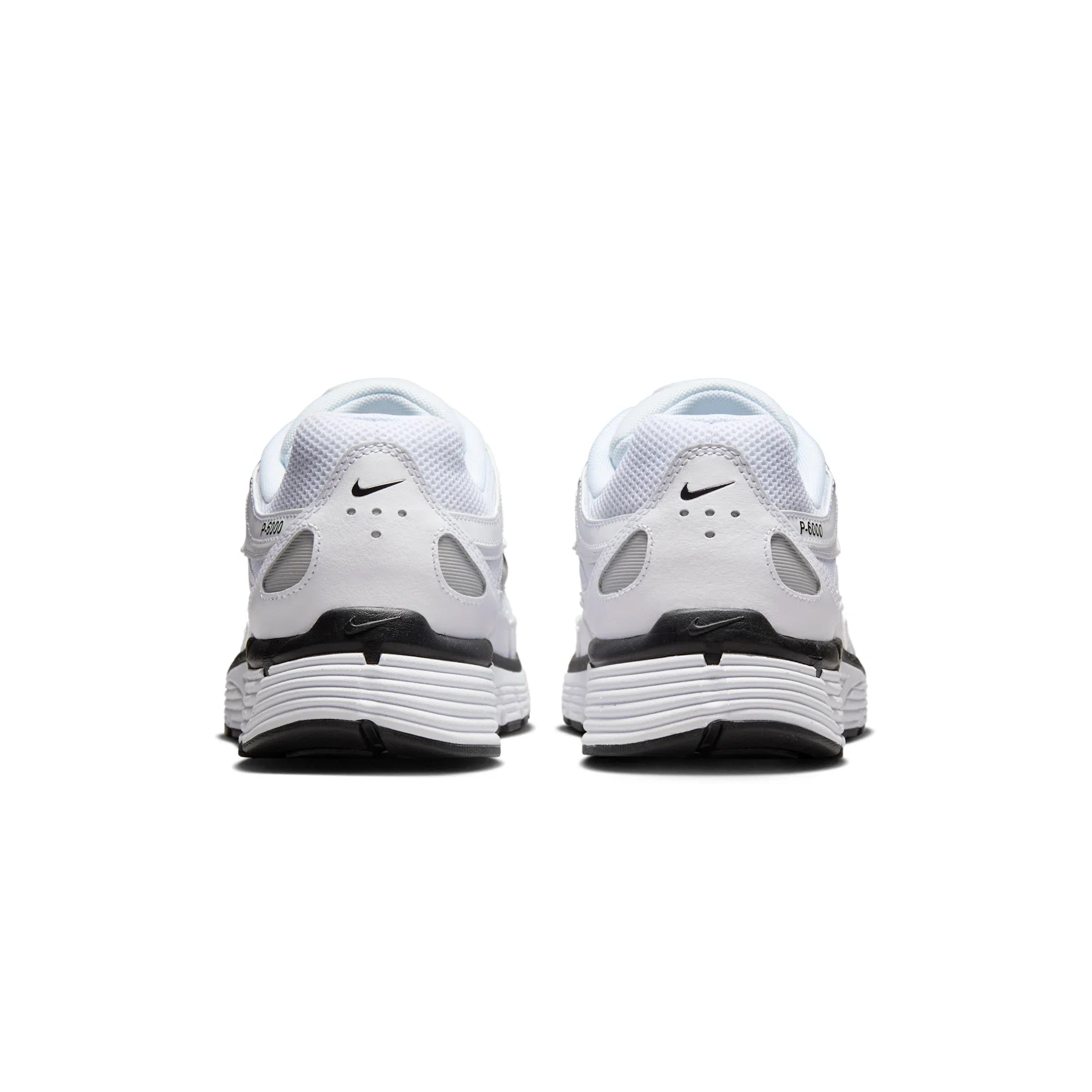 Nike P-6000 White Metallic Silver Black