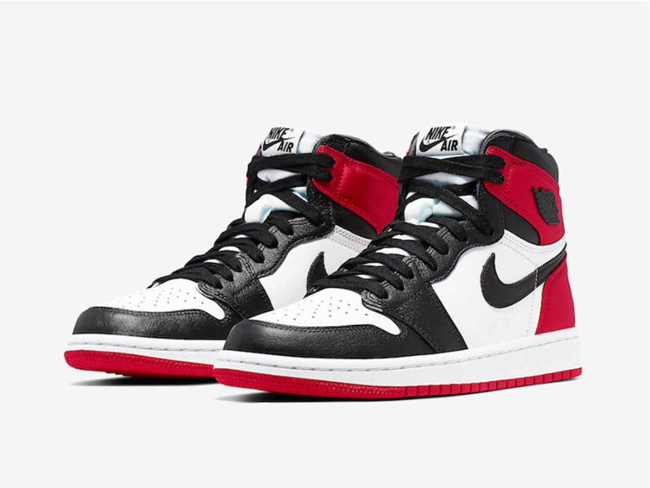 Air Jordan 1 High Satin Black Toe (W)