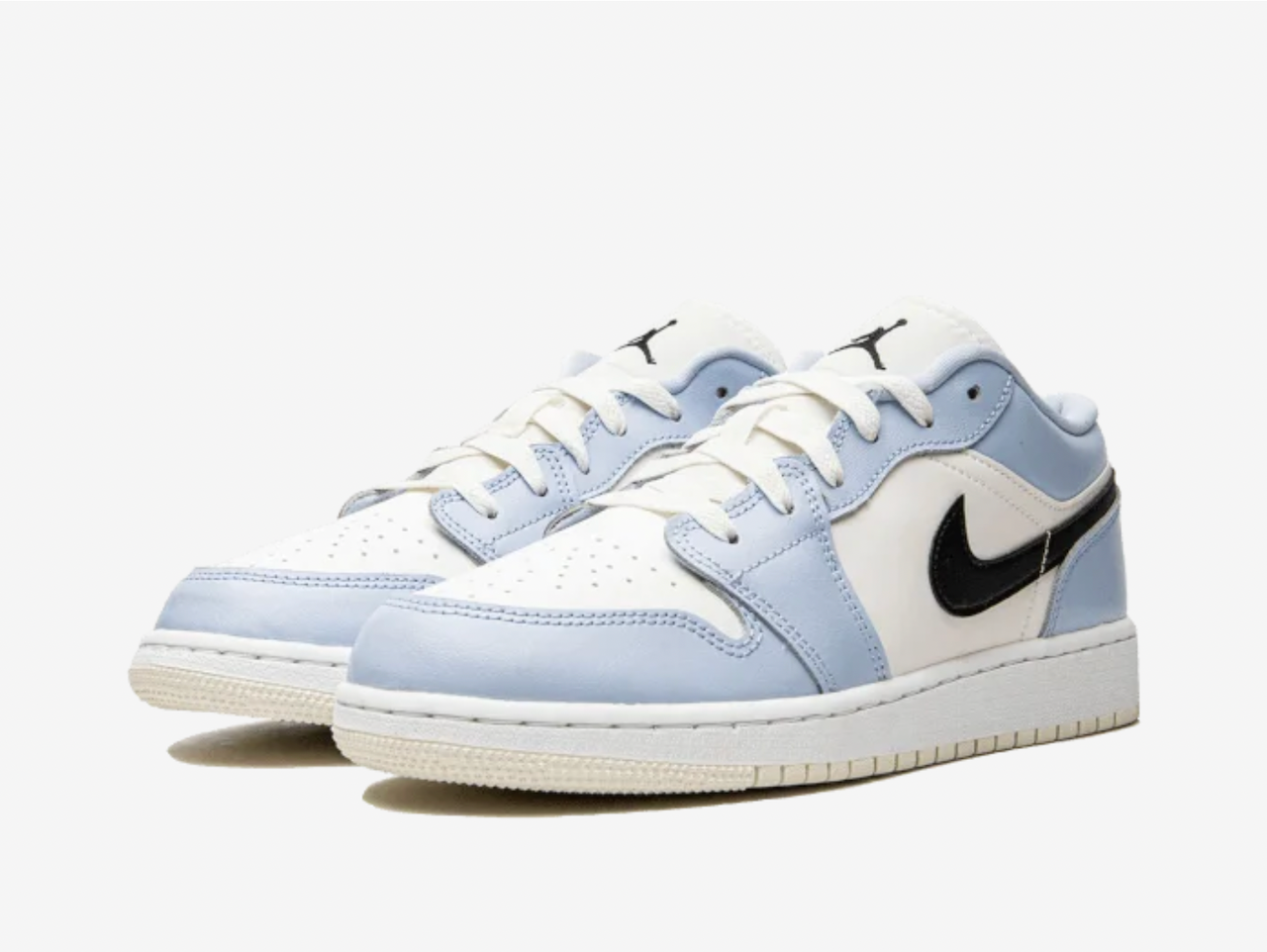 Air Jordan 1 Low Ice Blue Black (GS)