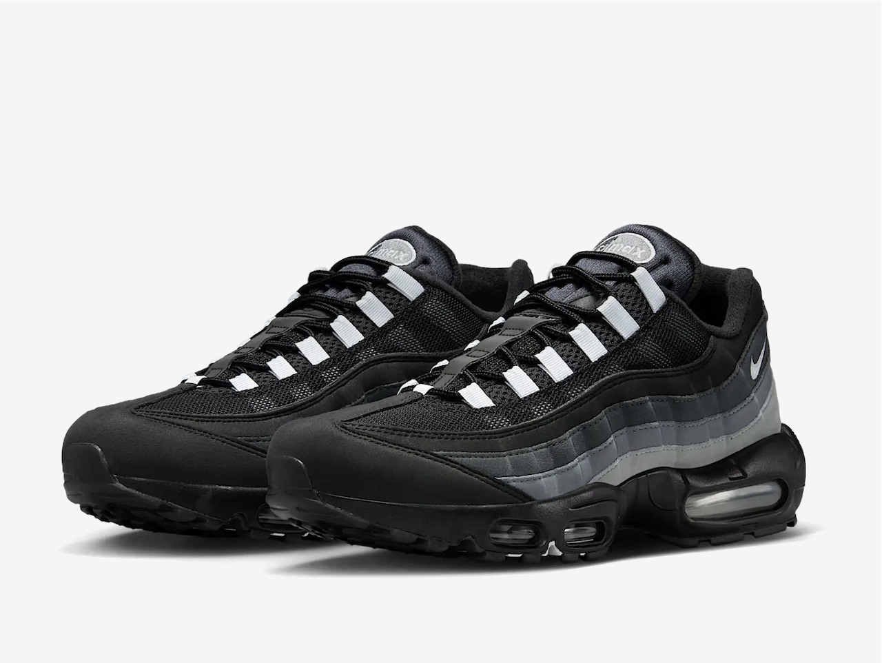 Air Max 95 Black White Smoke Grey