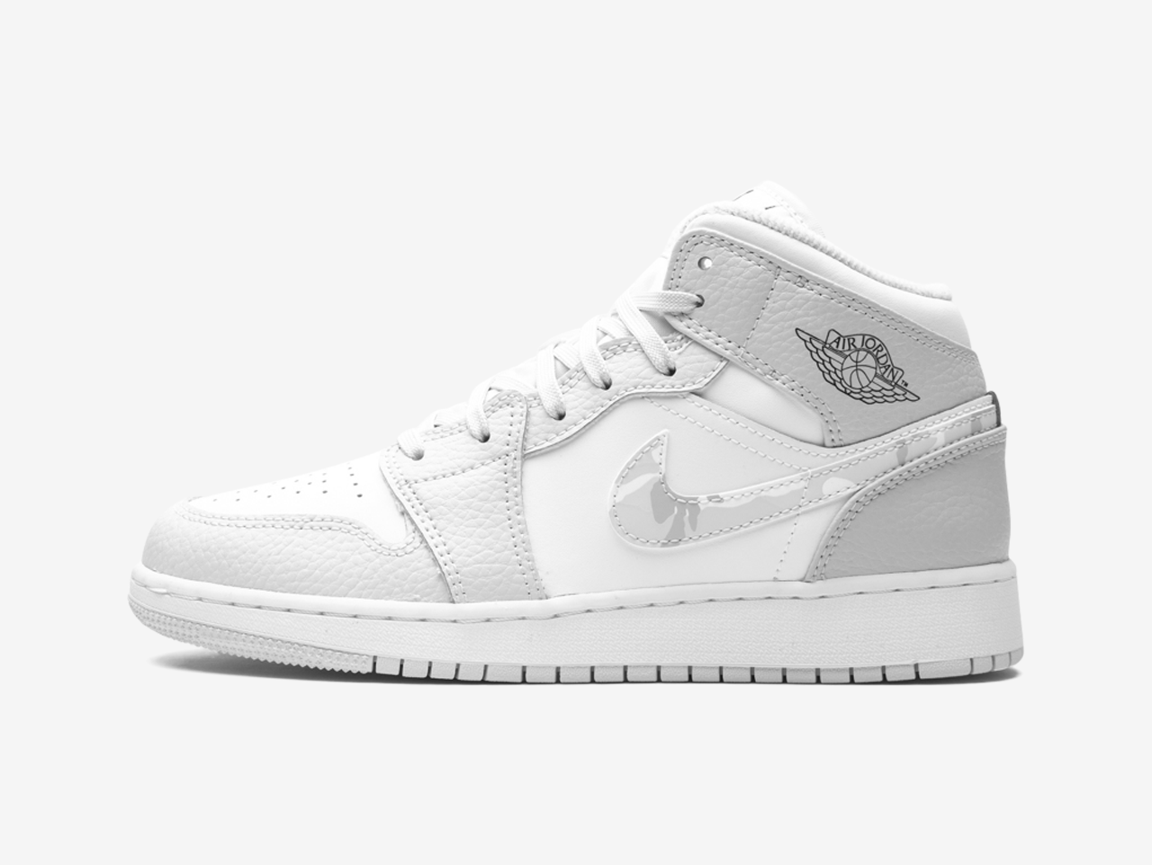 Air Jordan 1 Mid Grey Camo