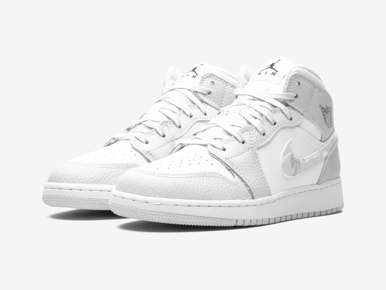 Air Jordan 1 Mid Grey Camo