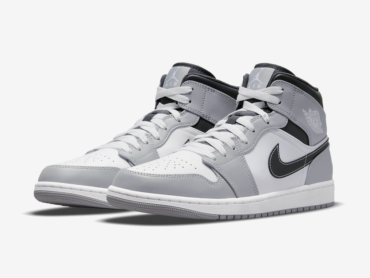 Air Jordan 1 Mid Light Smoke Grey Anthracite