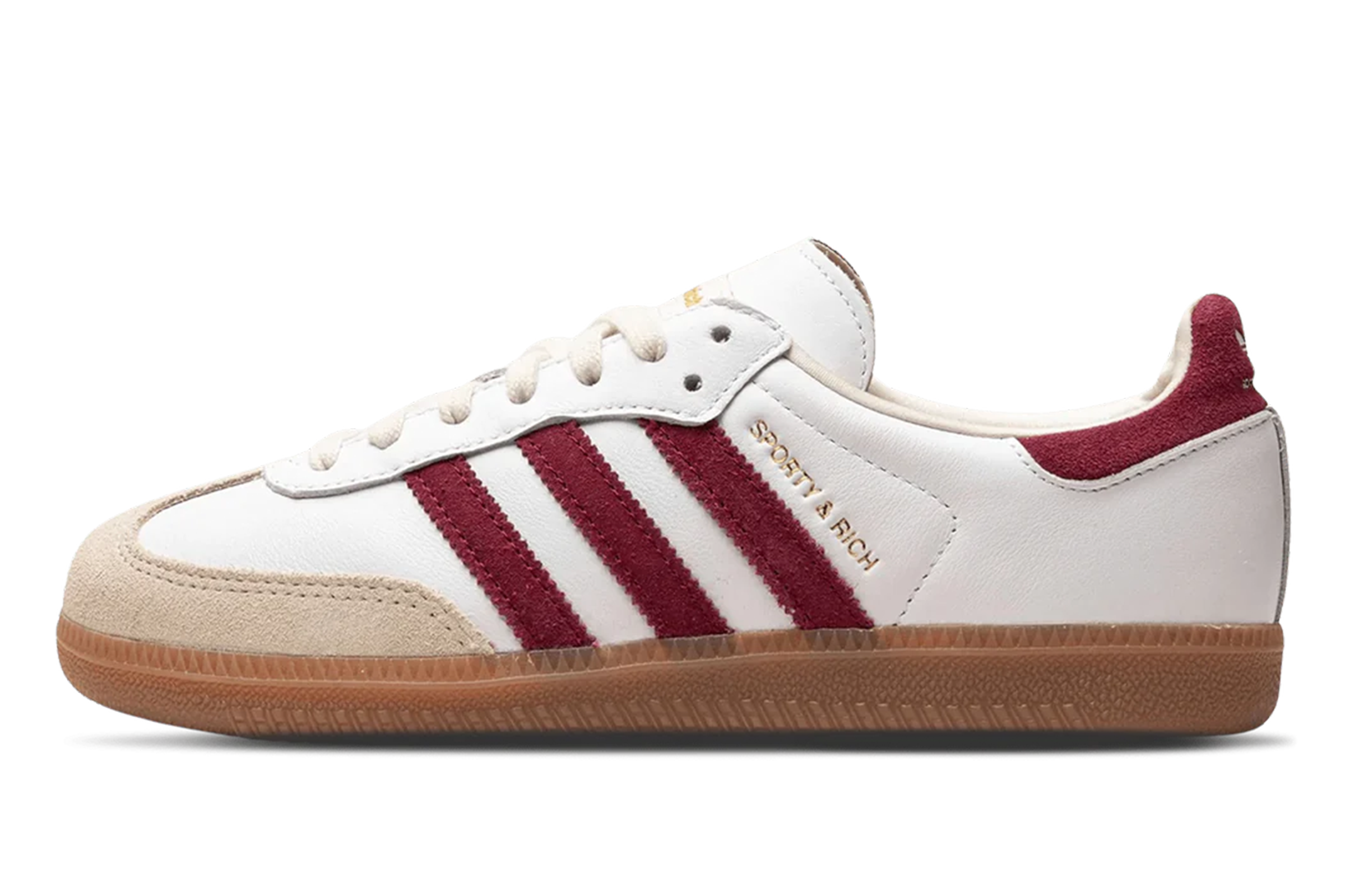 adidas Samba Sporty & Rich 'White Collegiate Burgundy'