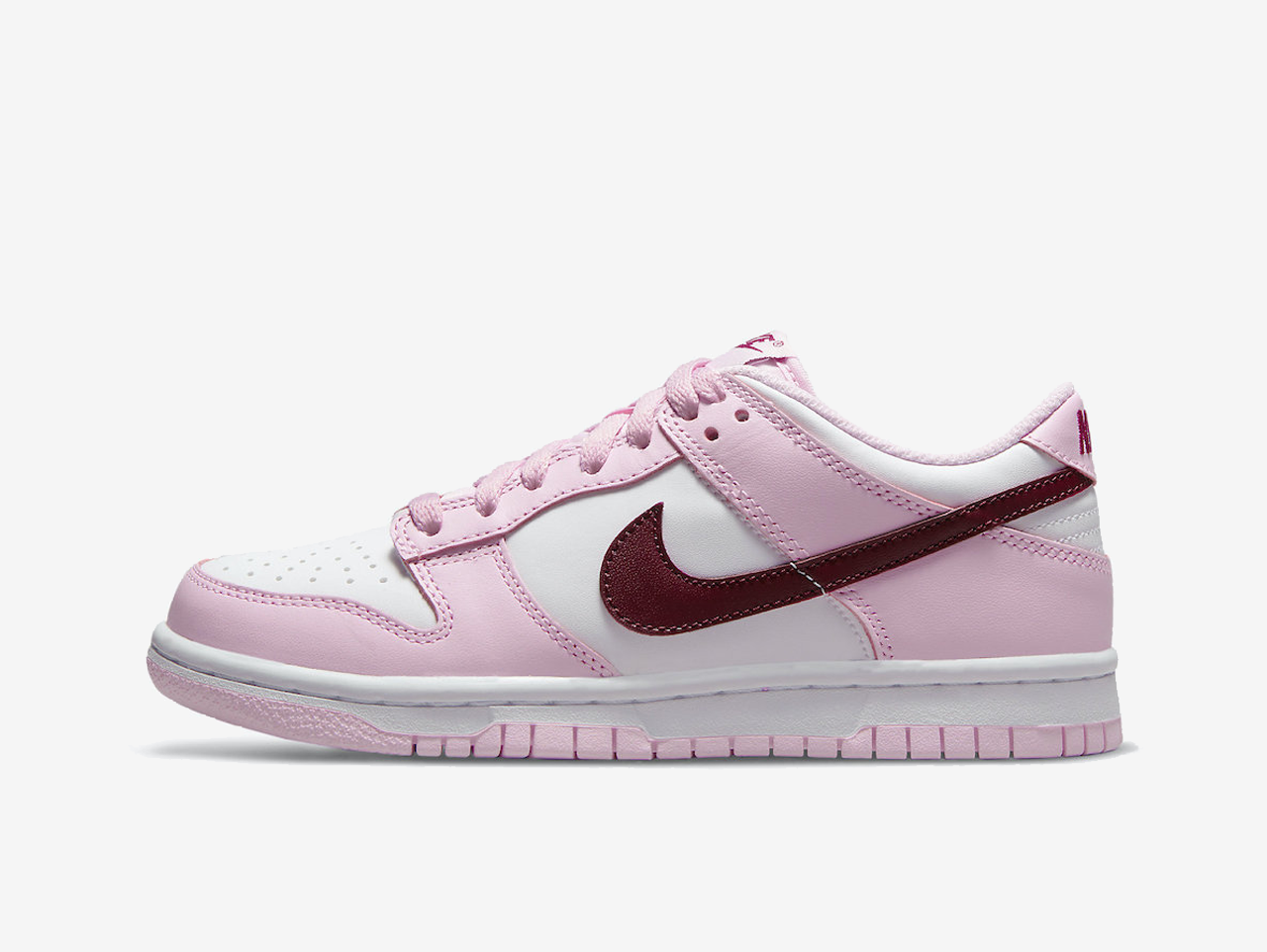 Nike Dunk Low Pink Foam Red White (GS)