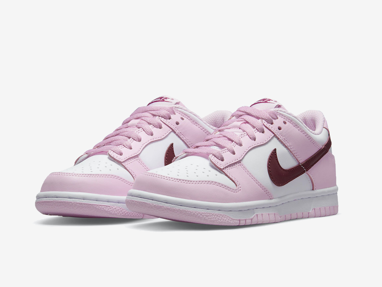Nike Dunk Low Pink Foam Red White (GS)