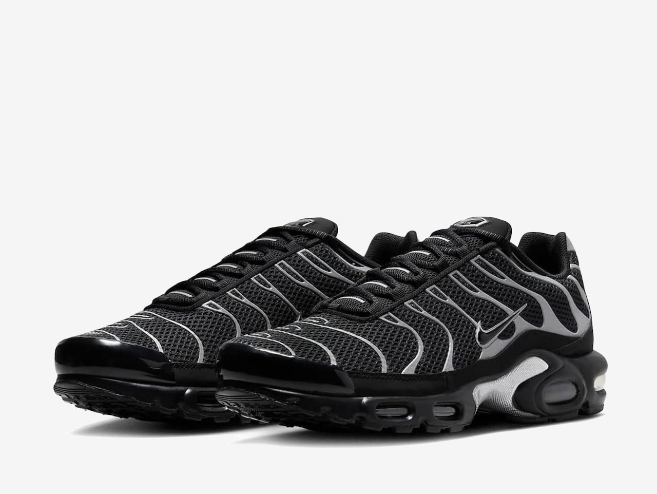 Air Max Plus TN Black Reflective Silver